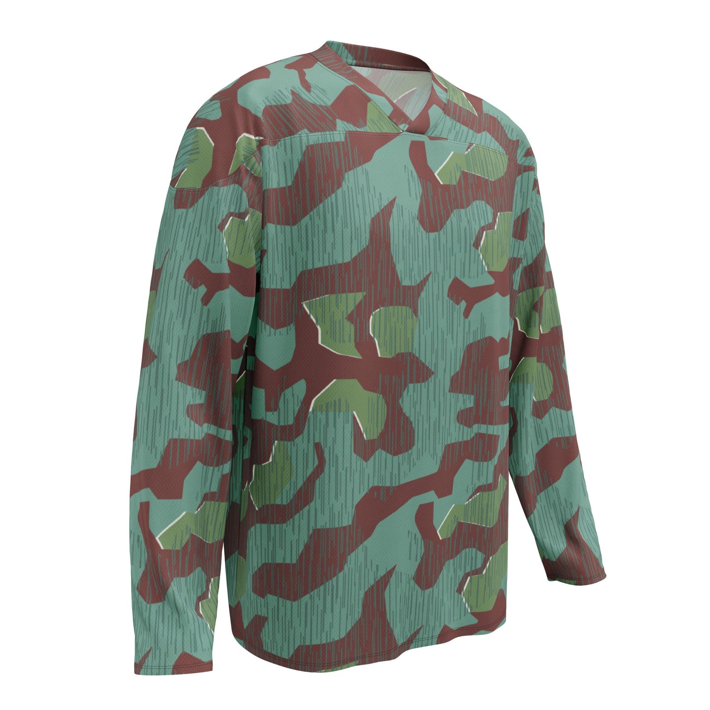 German Splittermuster Wehrmacht 31 Gebirgsjäger CAMO hockey fan jersey - Hockey Jerseys