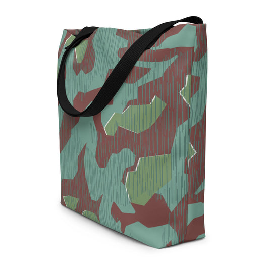 German Splittermuster Wehrmacht 31 Gebirgsjäger CAMO Large Tote Bag - Bags