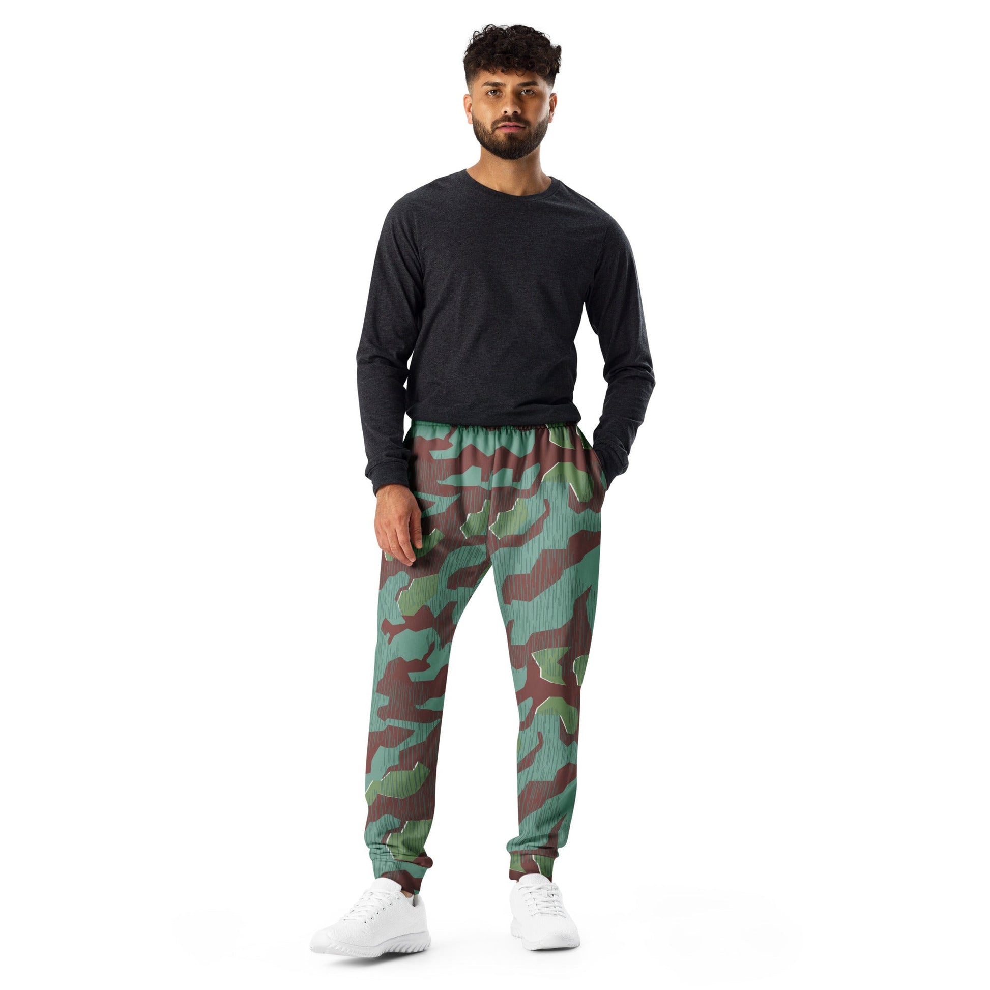 German Splittermuster Wehrmacht 31 Gebirgsjäger CAMO Mens Joggers
