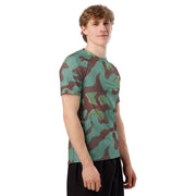 Splittermuster Mountain Troops CAMO Mens Short-Sleeve Rash Guard - SS