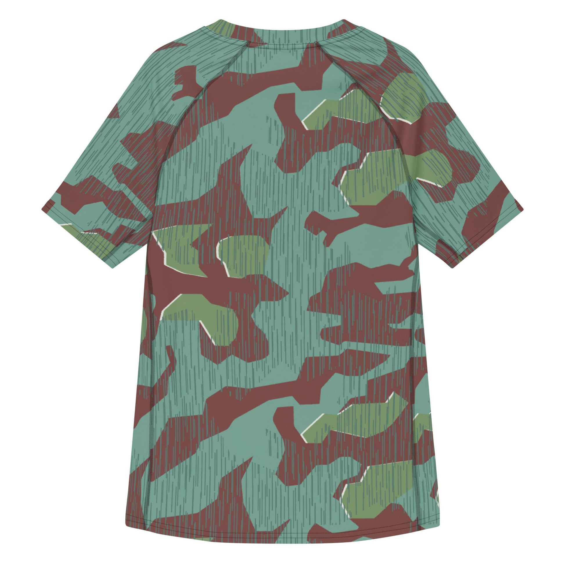German Splittermuster Wehrmacht 31 Gebirgsjäger CAMO Mens Short-Sleeve Rash Guard - Short-sleeve Guards