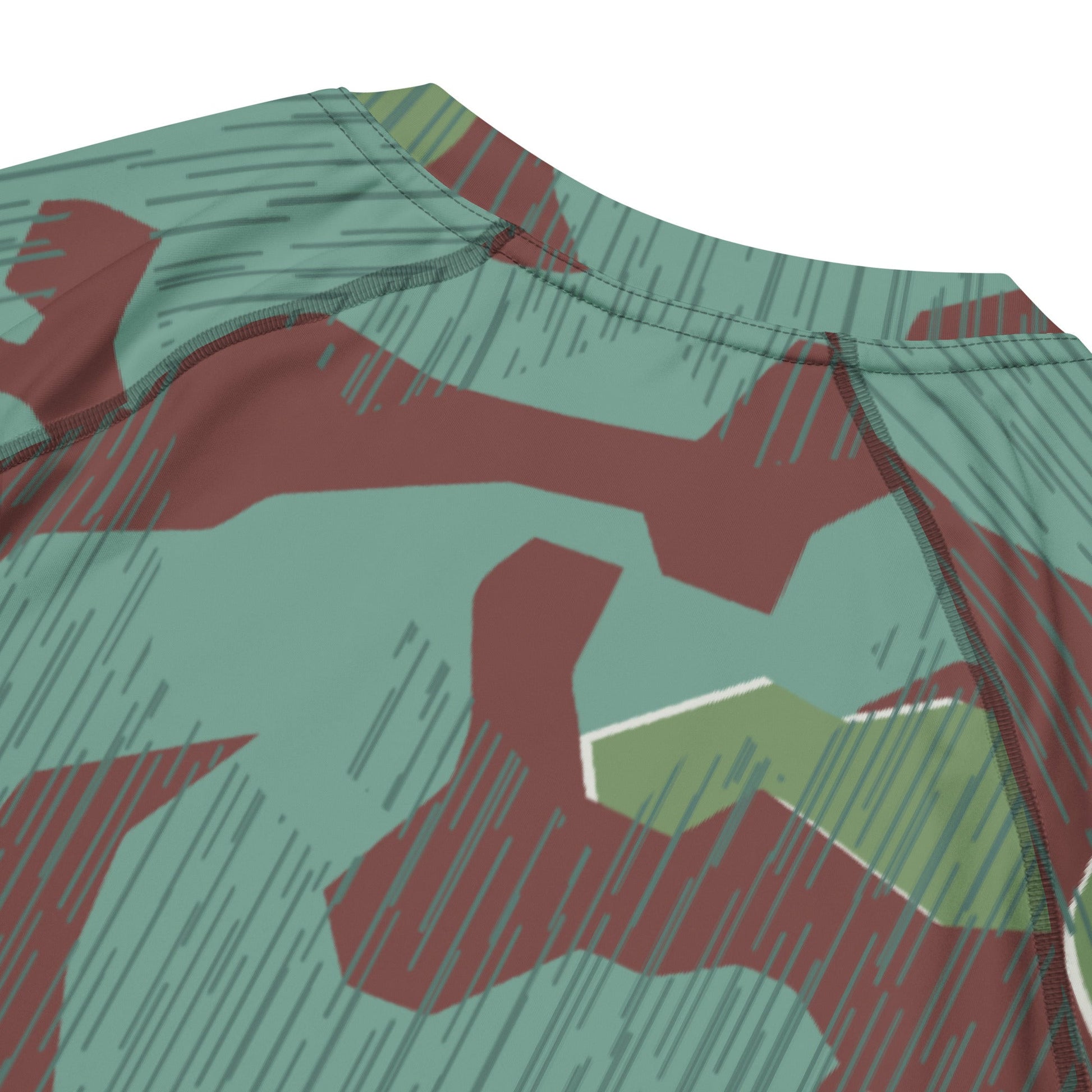 German Splittermuster Wehrmacht 31 Gebirgsjäger CAMO Mens Short-Sleeve Rash Guard - Short-sleeve Guards