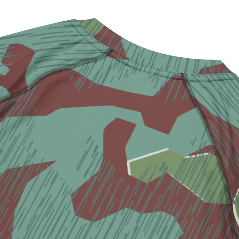 Splittermuster Mountain Troops CAMO Mens Short-Sleeve Rash Guard - SS