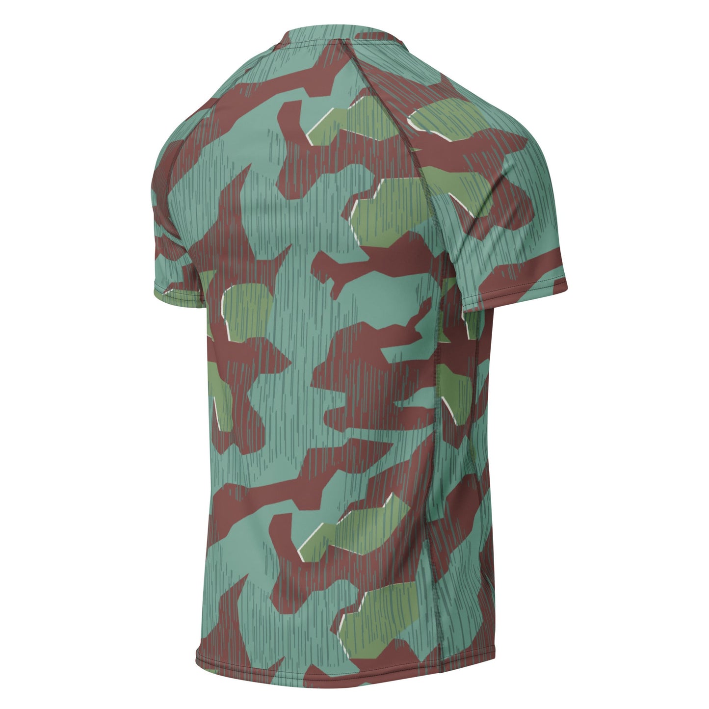 German Splittermuster Wehrmacht 31 Gebirgsjäger CAMO Mens Short-Sleeve Rash Guard - Short-sleeve Guards