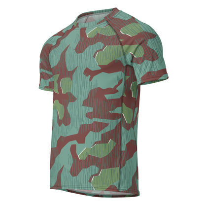 German Splittermuster Wehrmacht 31 Gebirgsjäger CAMO Mens Short-Sleeve Rash Guard - Short-sleeve Guards