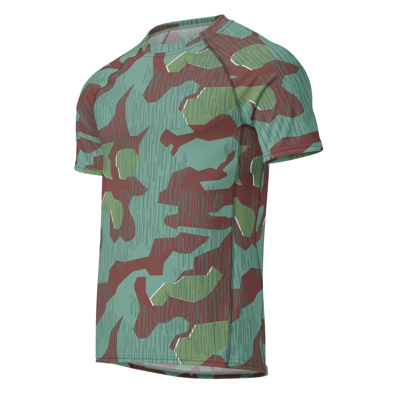 Splittermuster Mountain Troops CAMO Mens Short-Sleeve Rash Guard - SS