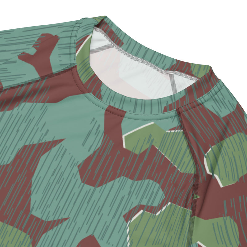 Splittermuster Mountain Troops CAMO Mens Short-Sleeve Rash Guard - SS