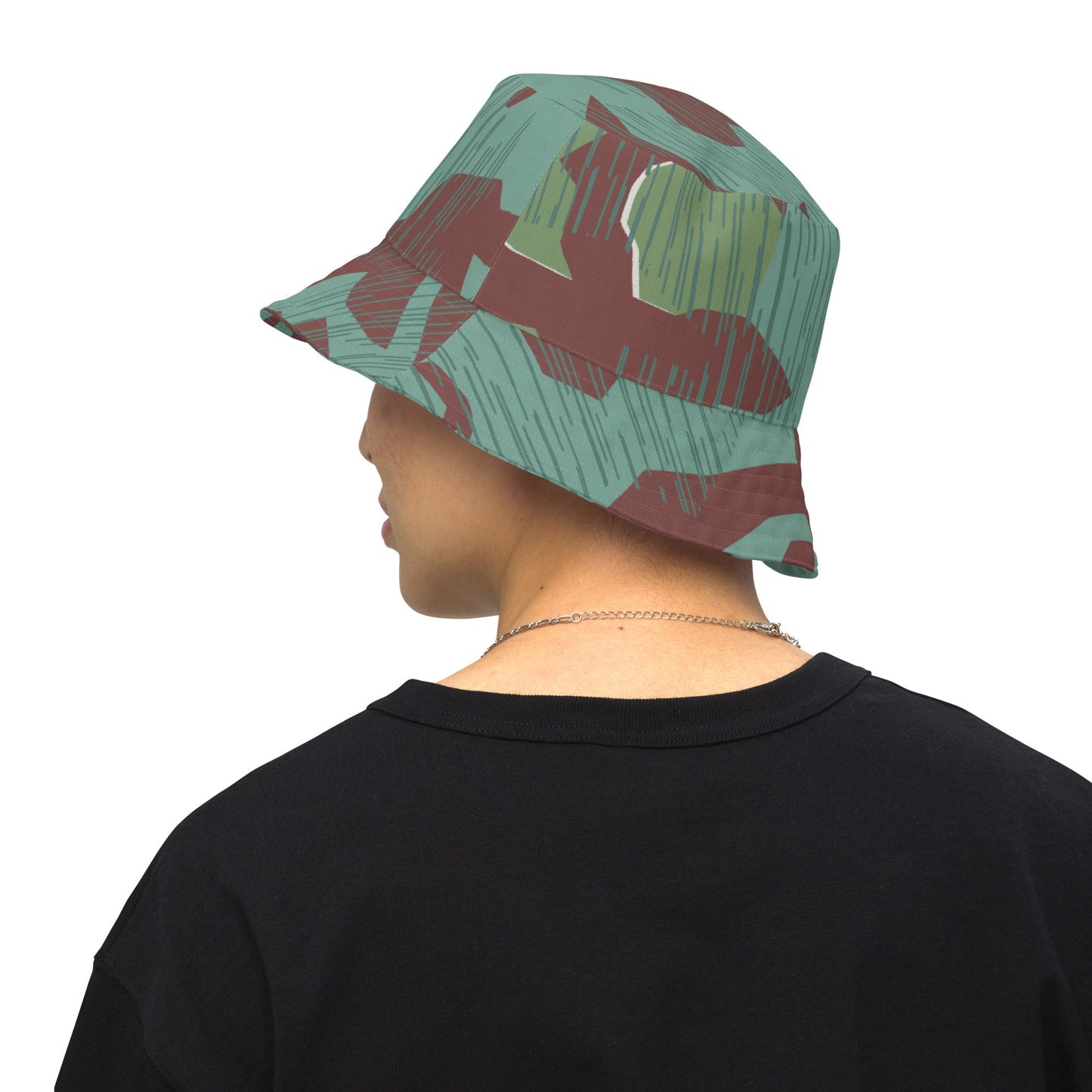 German Splittermuster Wehrmacht 31 Gebirgsjäger CAMO Reversible bucket hat - Bucket Hats