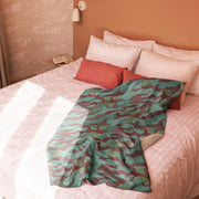 Splittermuster Mountain Troops CAMO Sherpa Blanket