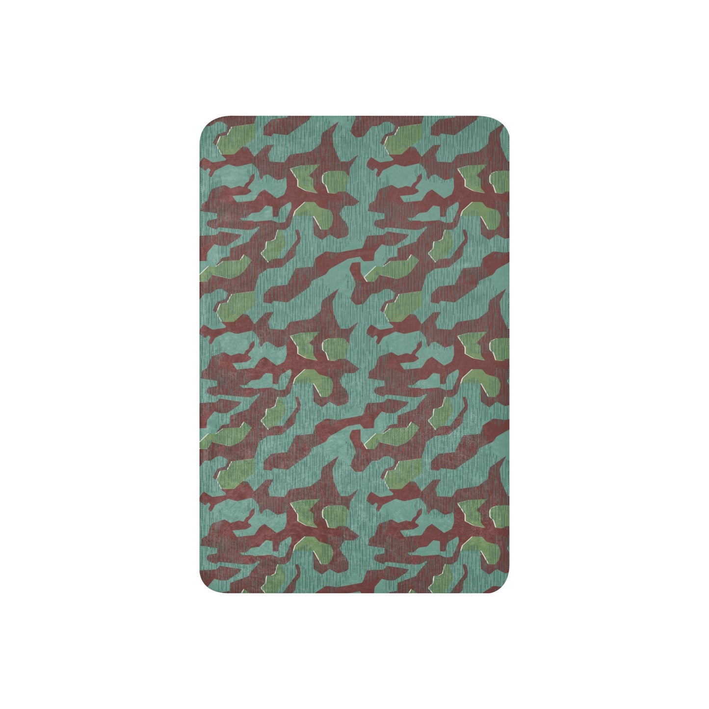 German Splittermuster Wehrmacht 31 Gebirgsjäger CAMO Sherpa blanket - Blankets