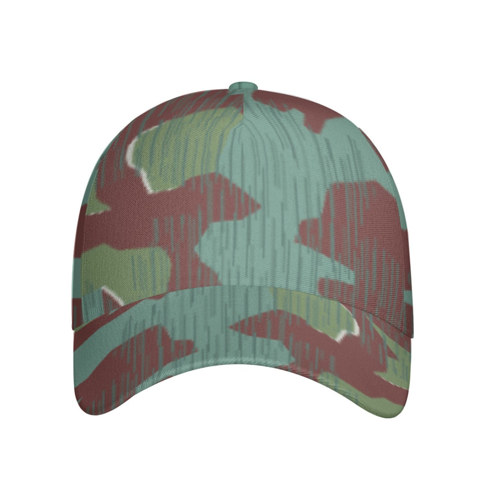 German Splittermuster Wehrmacht 31 Gebirgsjäger CAMO Snapback Ball Cap - U / White