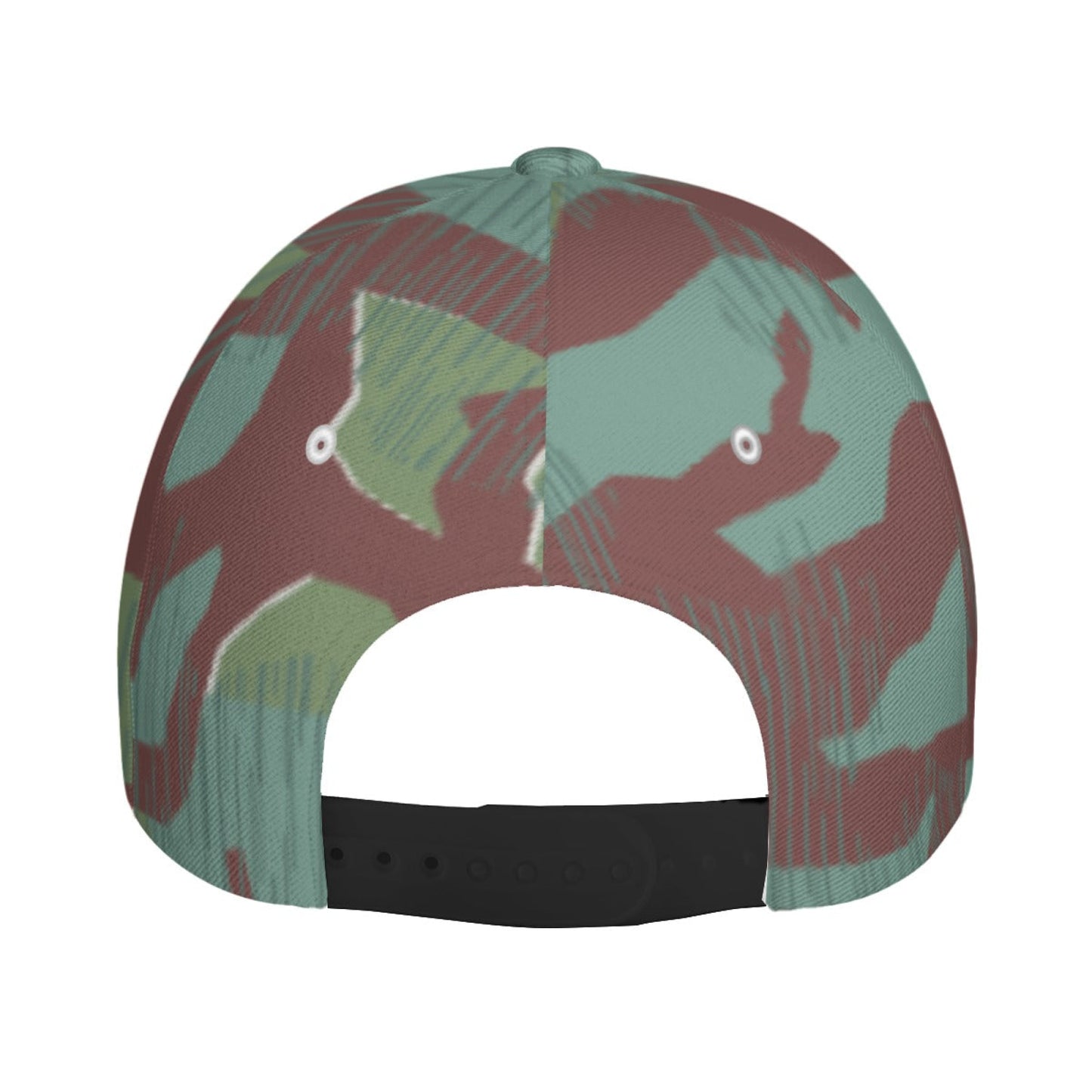 German Splittermuster Wehrmacht 31 Gebirgsjäger CAMO Snapback Ball Cap - U / White
