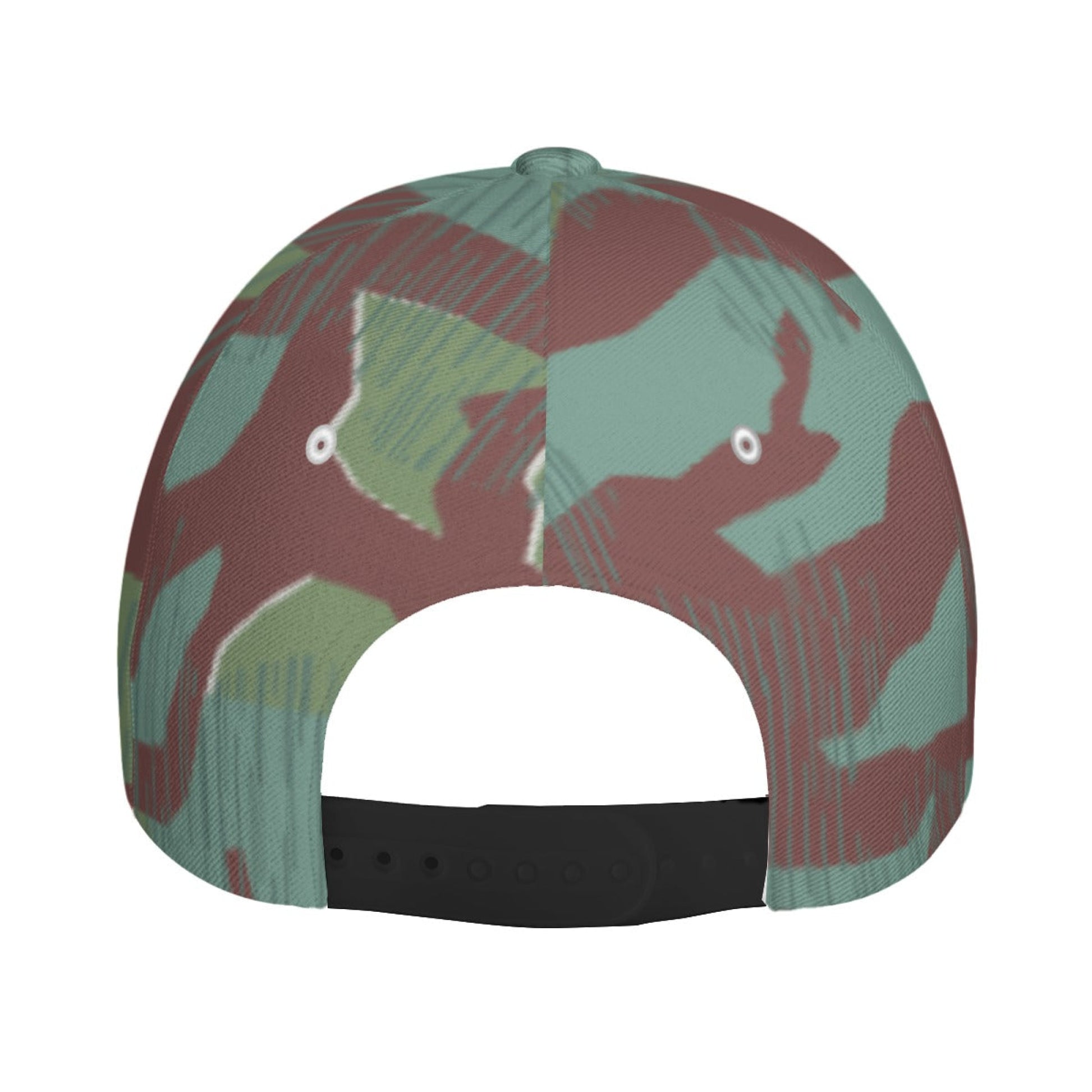 German Splittermuster Wehrmacht 31 Gebirgsjäger CAMO Snapback Ball Cap - U / White