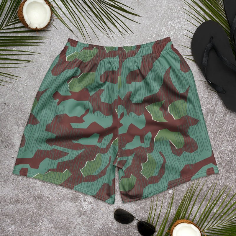 Splittermuster Mountain Troops CAMO Unisex Athletic Long Shorts