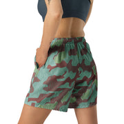 Splittermuster Mountain Troops CAMO Unisex Athletic Long Shorts