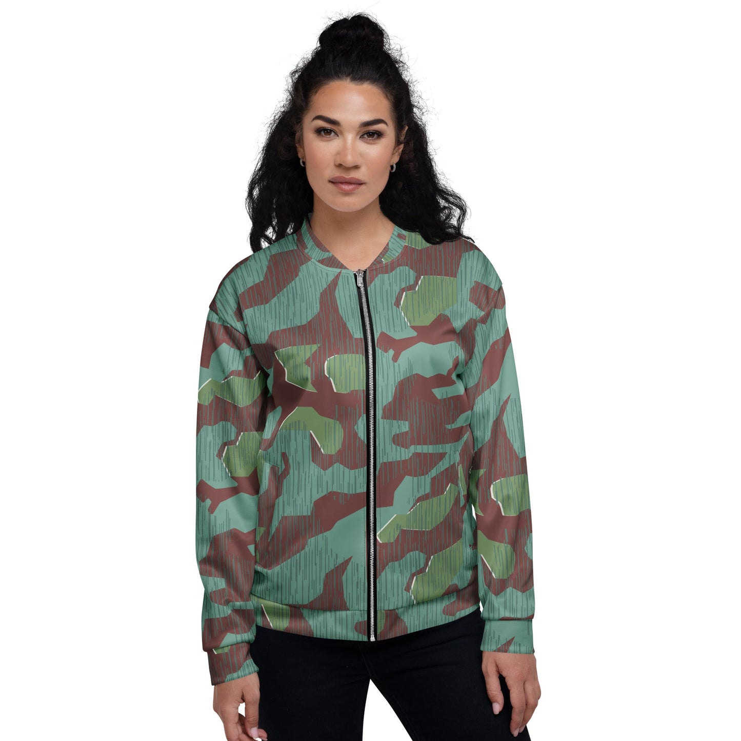 German Splittermuster Wehrmacht 31 Gebirgsjäger CAMO Unisex Bomber Jacket