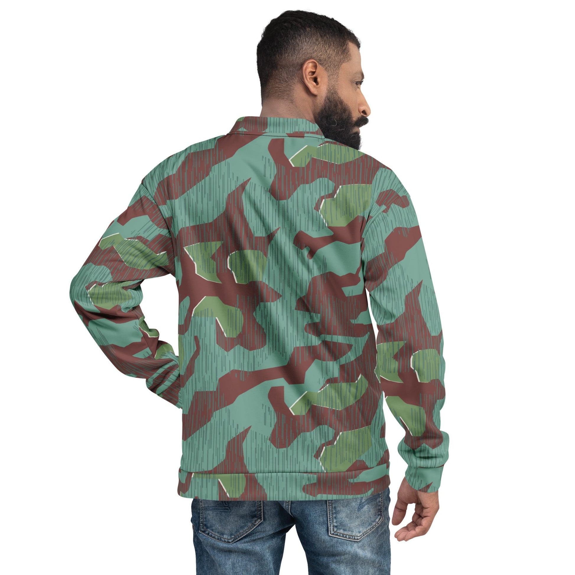 German Splittermuster Wehrmacht 31 Gebirgsjäger CAMO Unisex Bomber Jacket
