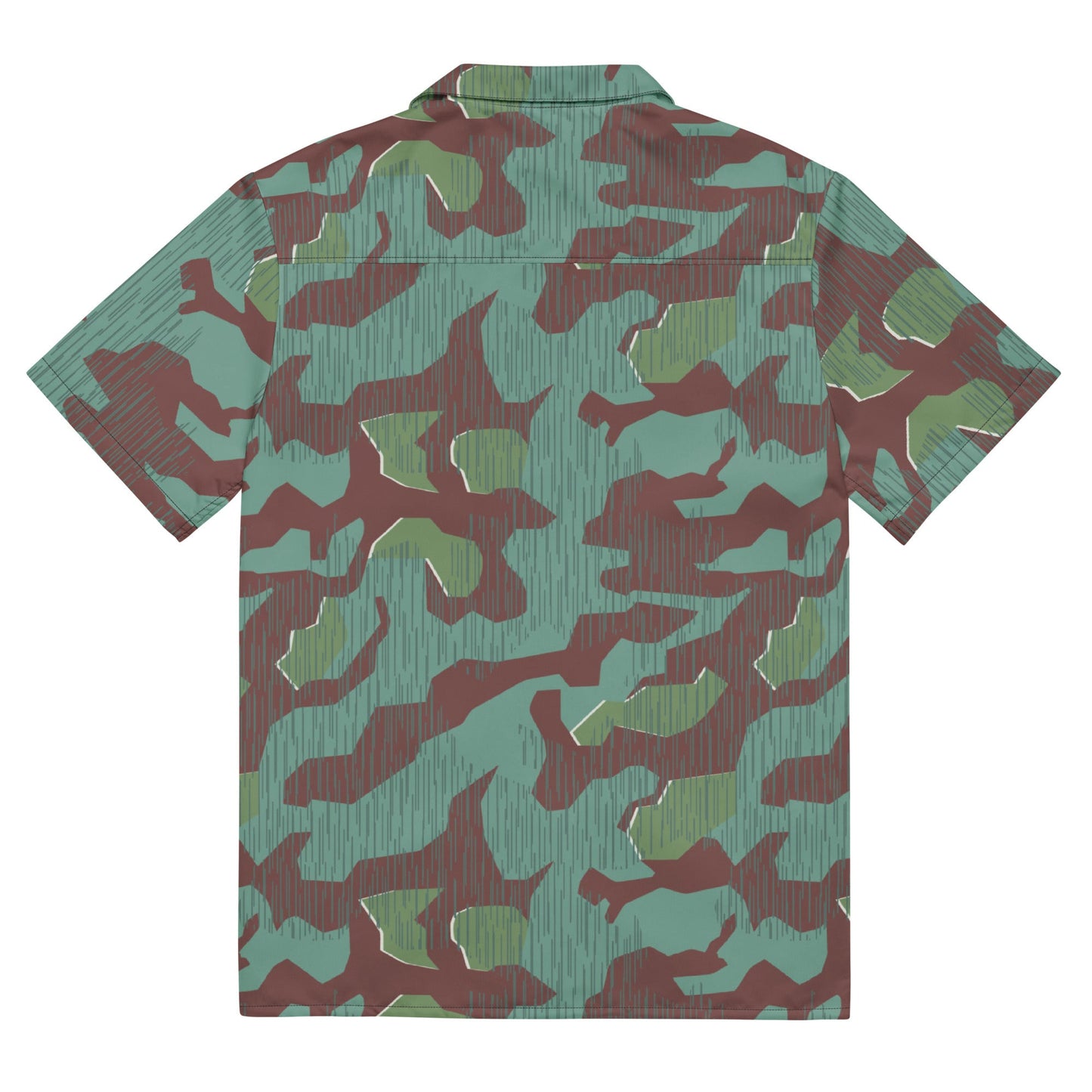 German Splittermuster Wehrmacht 31 Gebirgsjäger CAMO Unisex Short-Sleeve Button Shirt