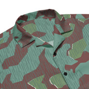 Splittermuster Mountain Troops CAMO Unisex Short-Sleeve Button Shirt - Button-Up