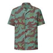 Splittermuster Mountain Troops CAMO Unisex Short-Sleeve Button Shirt - Button-Up