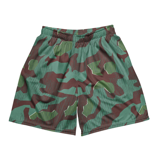 German Splittermuster Wehrmacht 31 Gebirgsjäger CAMO Unisex mesh shorts - 2XS - Mesh Shorts