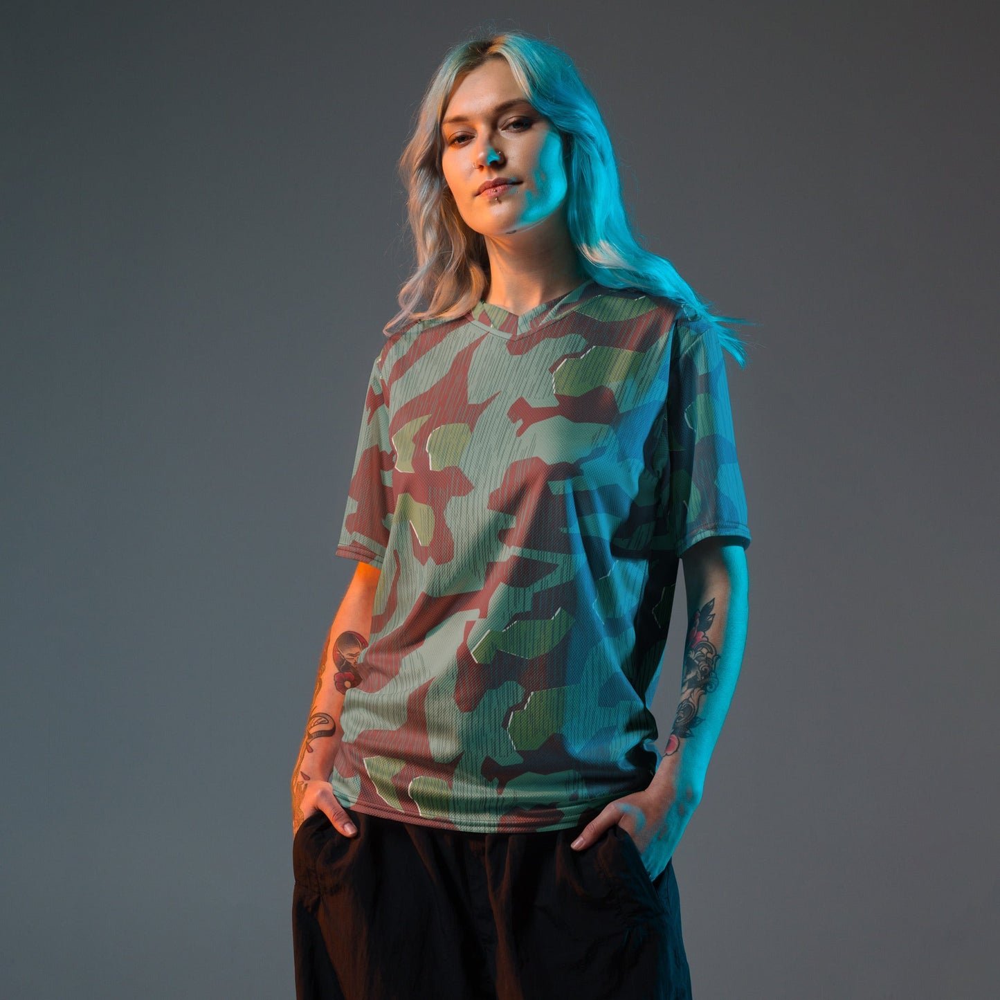 German Splittermuster Wehrmacht 31 Gebirgsjäger CAMO unisex sports jersey - Sports Jerseys