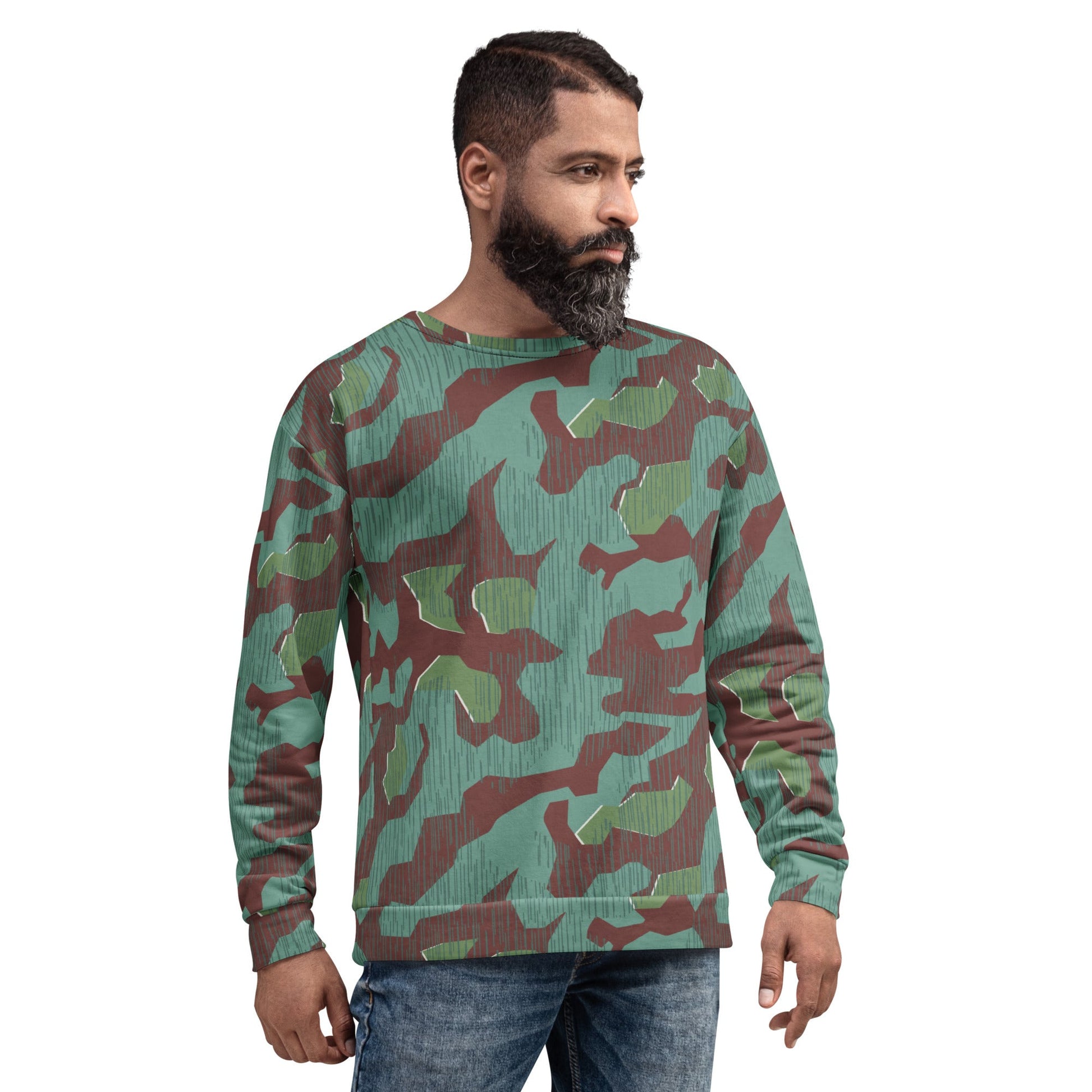 German Splittermuster Wehrmacht 31 Gebirgsjäger CAMO Unisex Sweatshirt - Sweatshirts