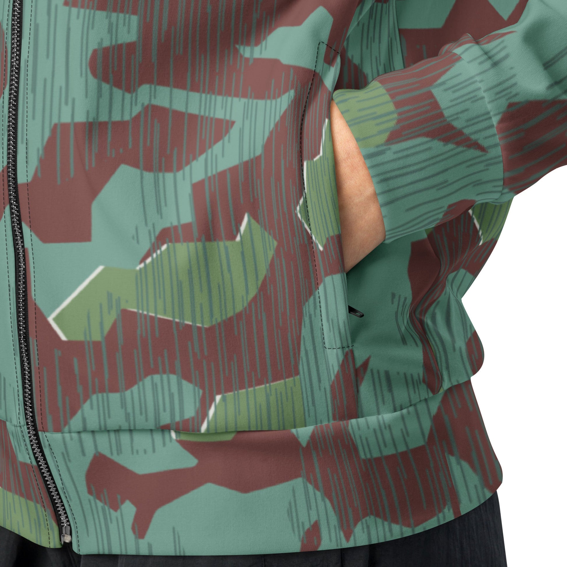 German Splittermuster Wehrmacht 31 Gebirgsjäger CAMO Unisex track jacket - Track Jackets