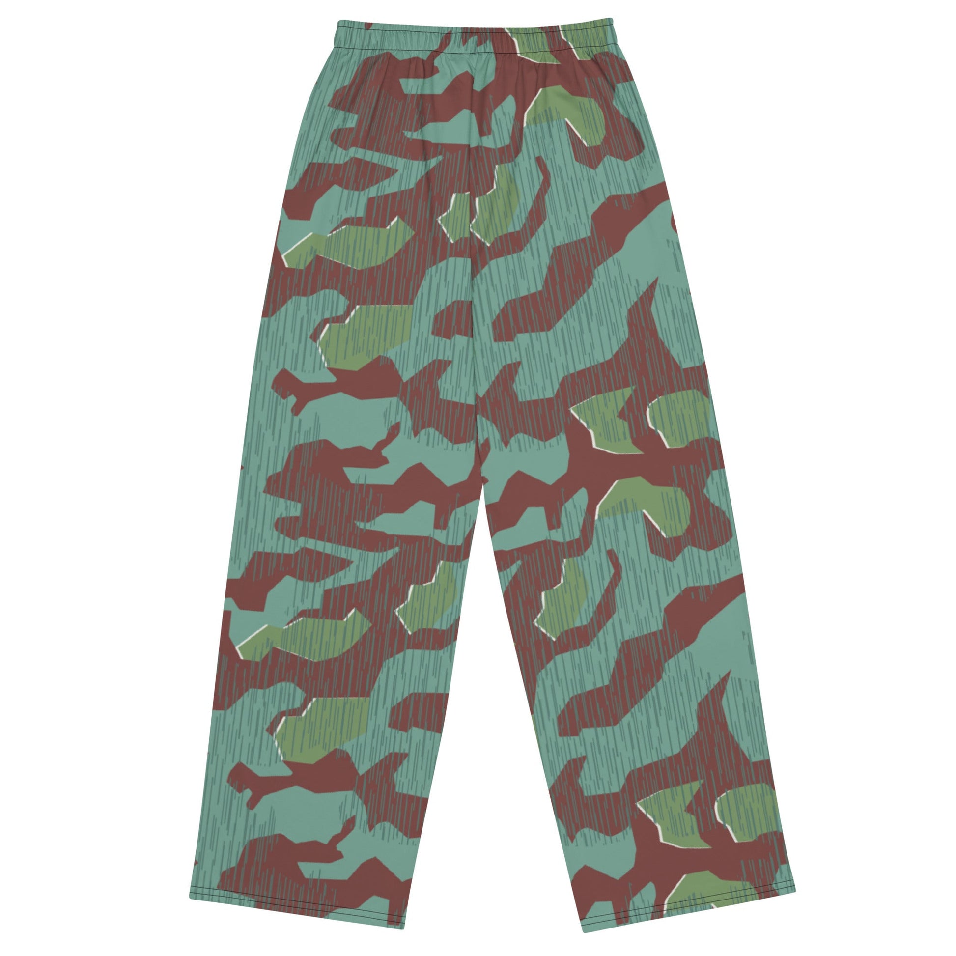 German Splittermuster Wehrmacht 31 Gebirgsjäger CAMO unisex wide-leg pants - Wide-leg Pants