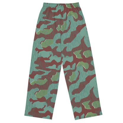 German Splittermuster Wehrmacht 31 Gebirgsjäger CAMO unisex wide-leg pants - Wide-leg Pants
