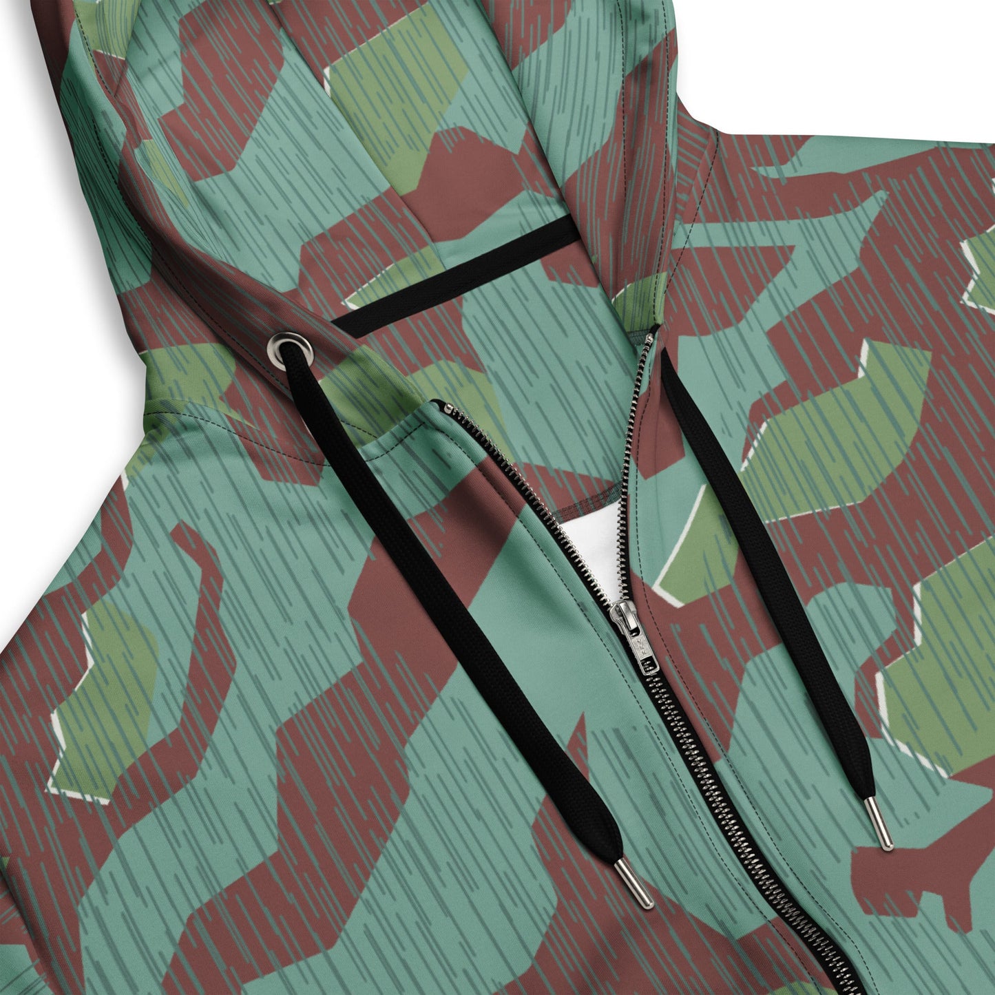 German Splittermuster Wehrmacht 31 Gebirgsjäger CAMO Unisex zip hoodie - Zip Hoodies