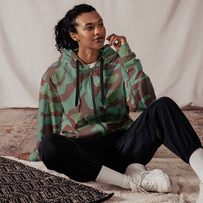 Splittermuster Mountain Troops CAMO Unisex Zip Hoodie