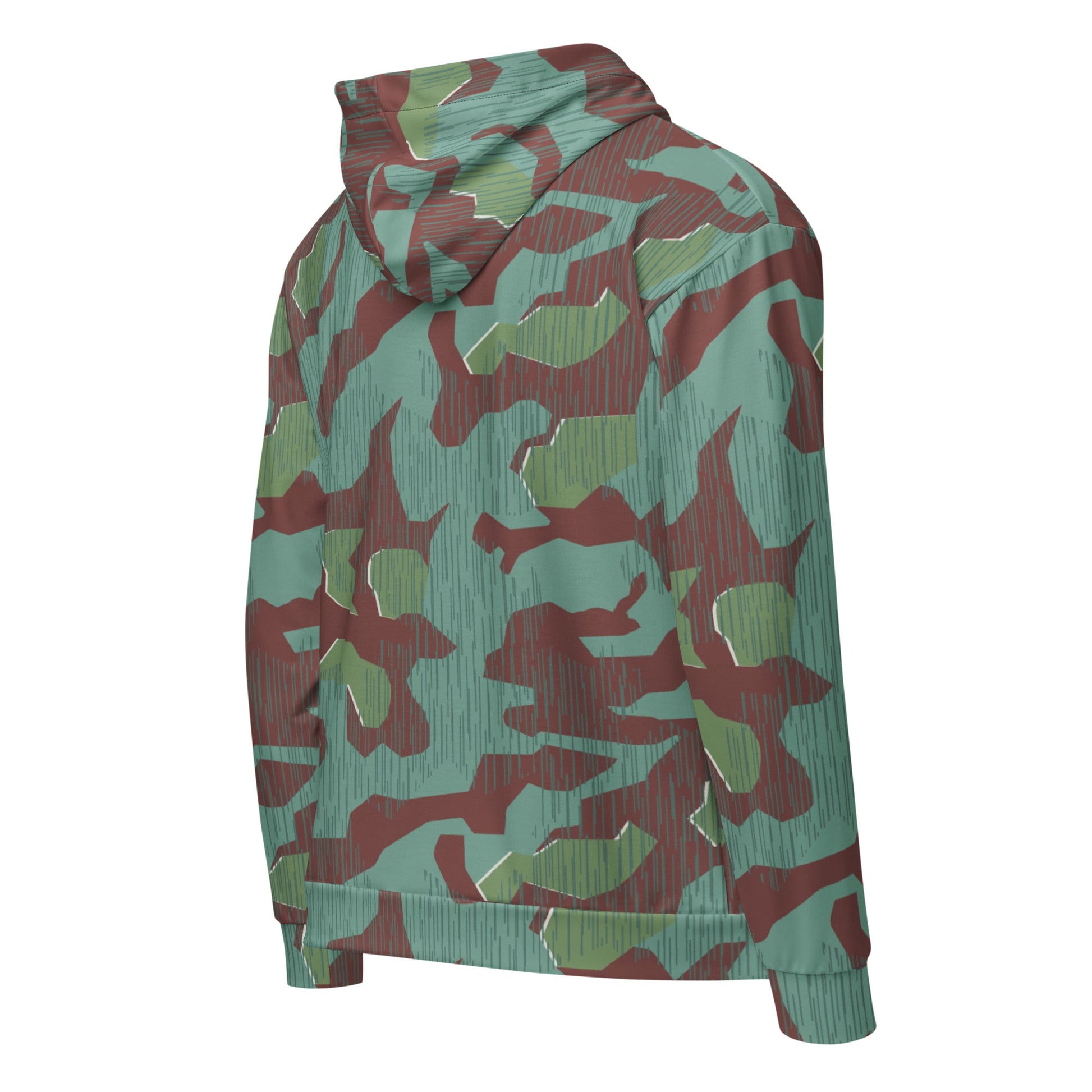 German Splittermuster Wehrmacht 31 Gebirgsjäger CAMO Unisex zip hoodie - Zip Hoodies