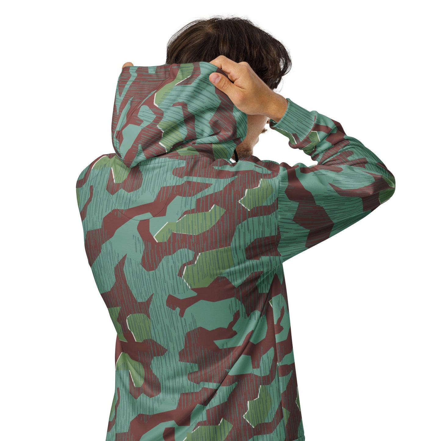 German Splittermuster Wehrmacht 31 Gebirgsjäger CAMO Unisex zip hoodie - Zip Hoodies