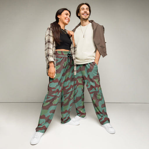Splittermuster Mountain Troops CAMO Unisex Wide-Leg Joggers - 2XS