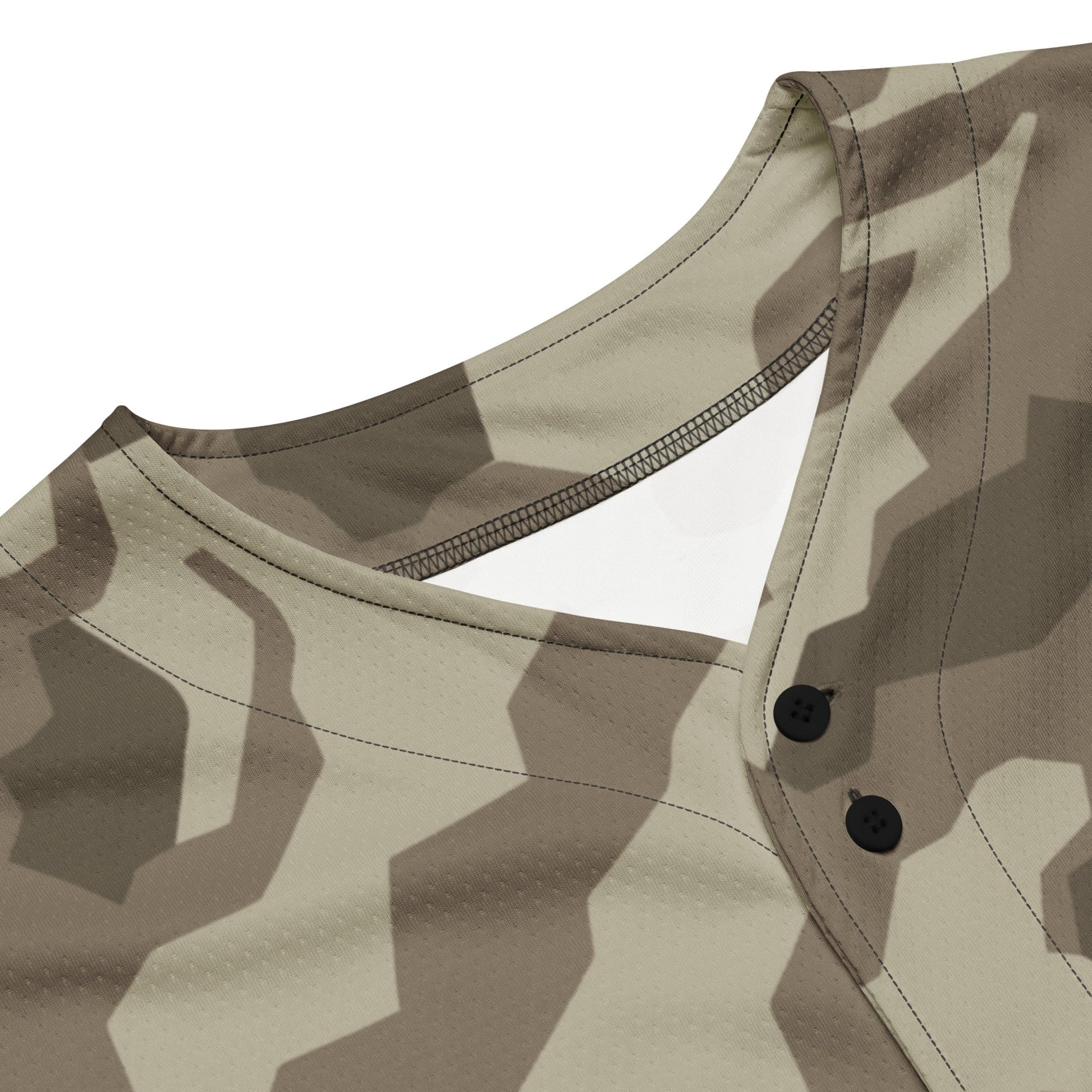 German Splittermuster Wolfenstein Afrika Korps CAMO baseball jersey - Baseball Jerseys