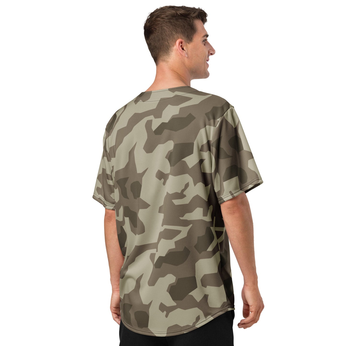 German Splittermuster Wolfenstein Afrika Korps CAMO baseball jersey - Baseball Jerseys