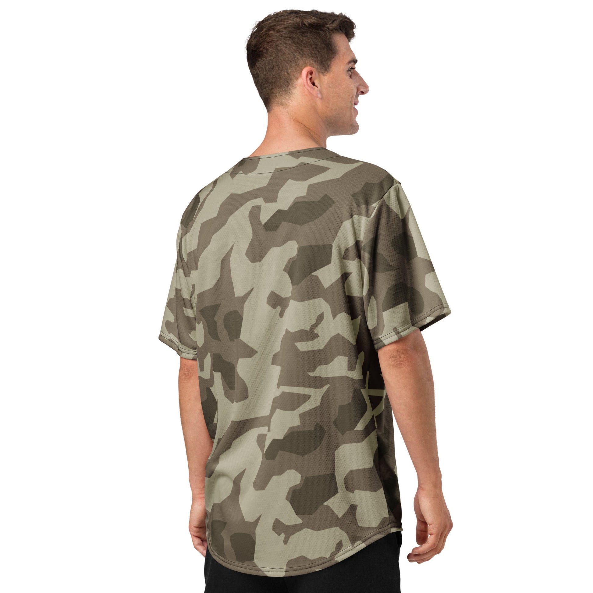 German Splittermuster Wolfenstein Afrika Korps CAMO baseball jersey - Baseball Jerseys