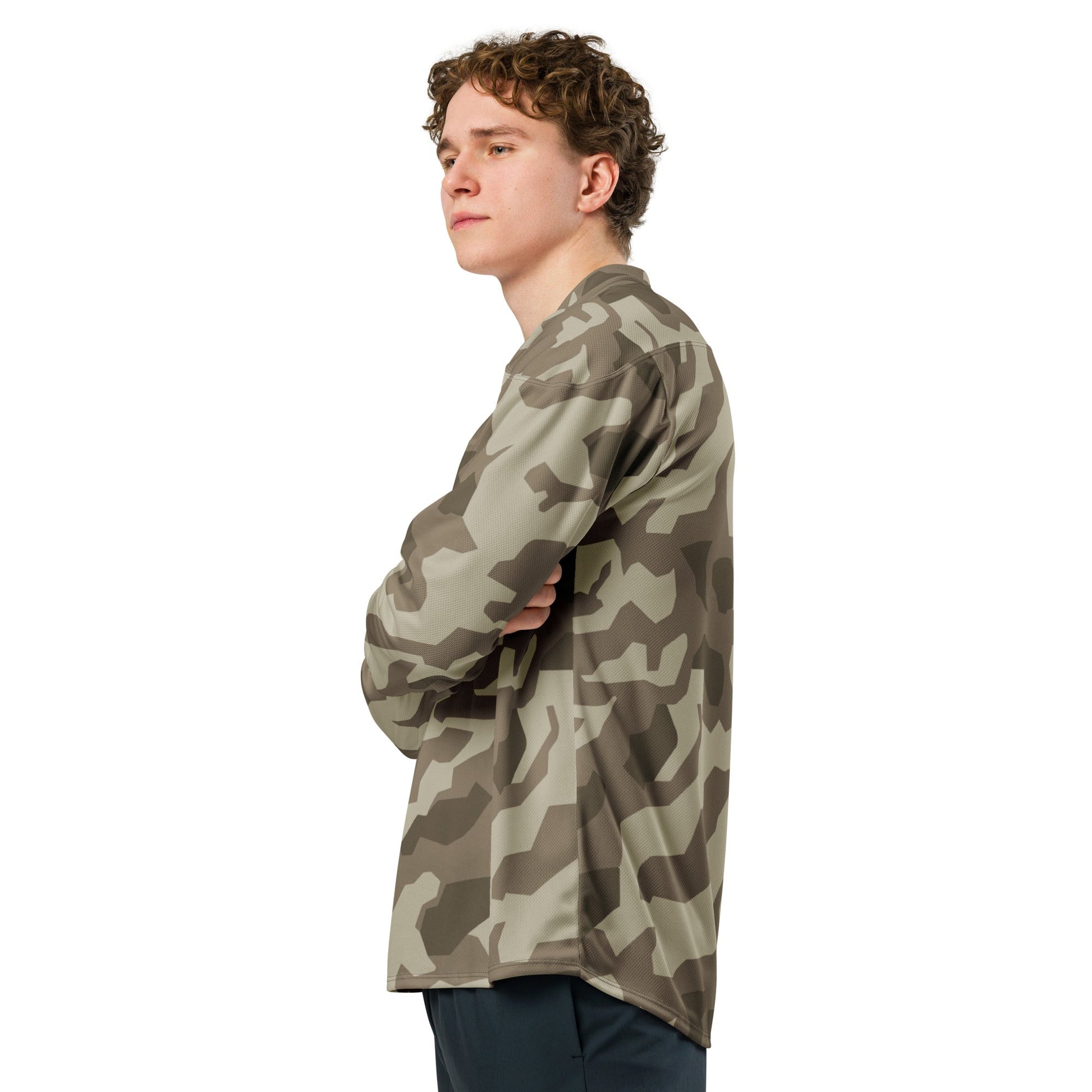 German Splittermuster Wolfenstein Afrika Korps CAMO Unisex Hockey Fan Jersey - 2XS