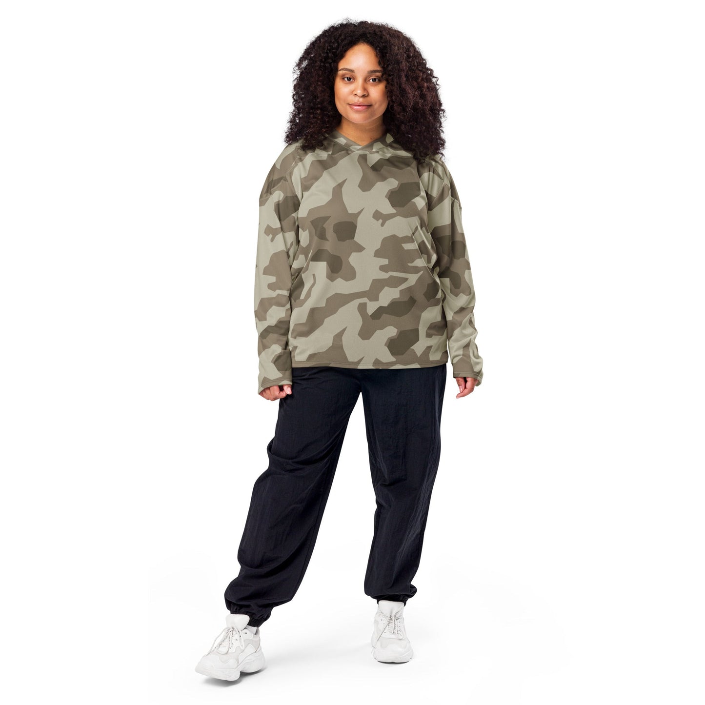 German Splittermuster Wolfenstein Afrika Korps CAMO Unisex Hockey Fan Jersey