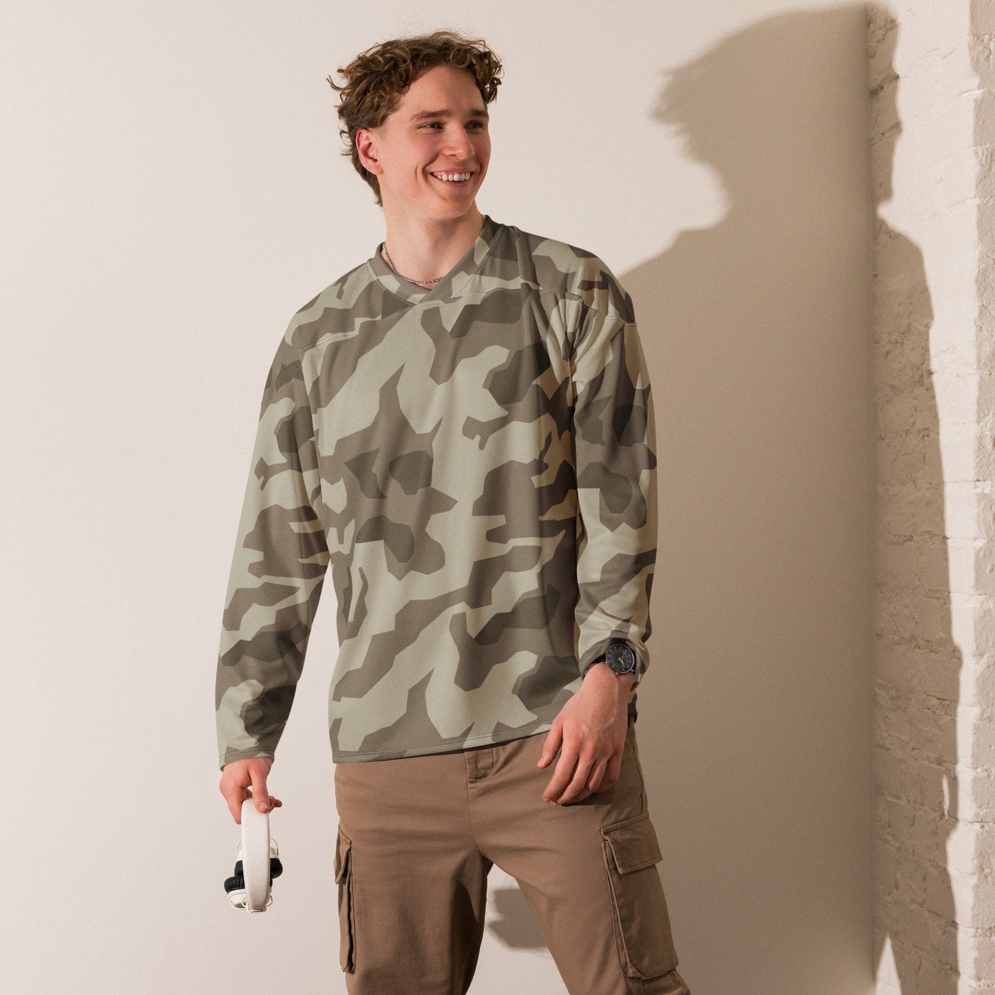 German Splittermuster Wolfenstein Afrika Korps CAMO Unisex Hockey Fan Jersey