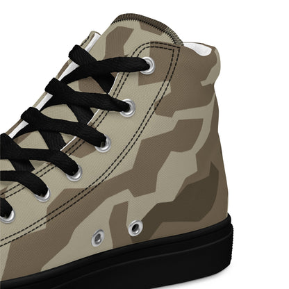 German Splittermuster Wolfenstein Afrika Korps CAMO Mens high top canvas shoes - High Top Canvas Shoes