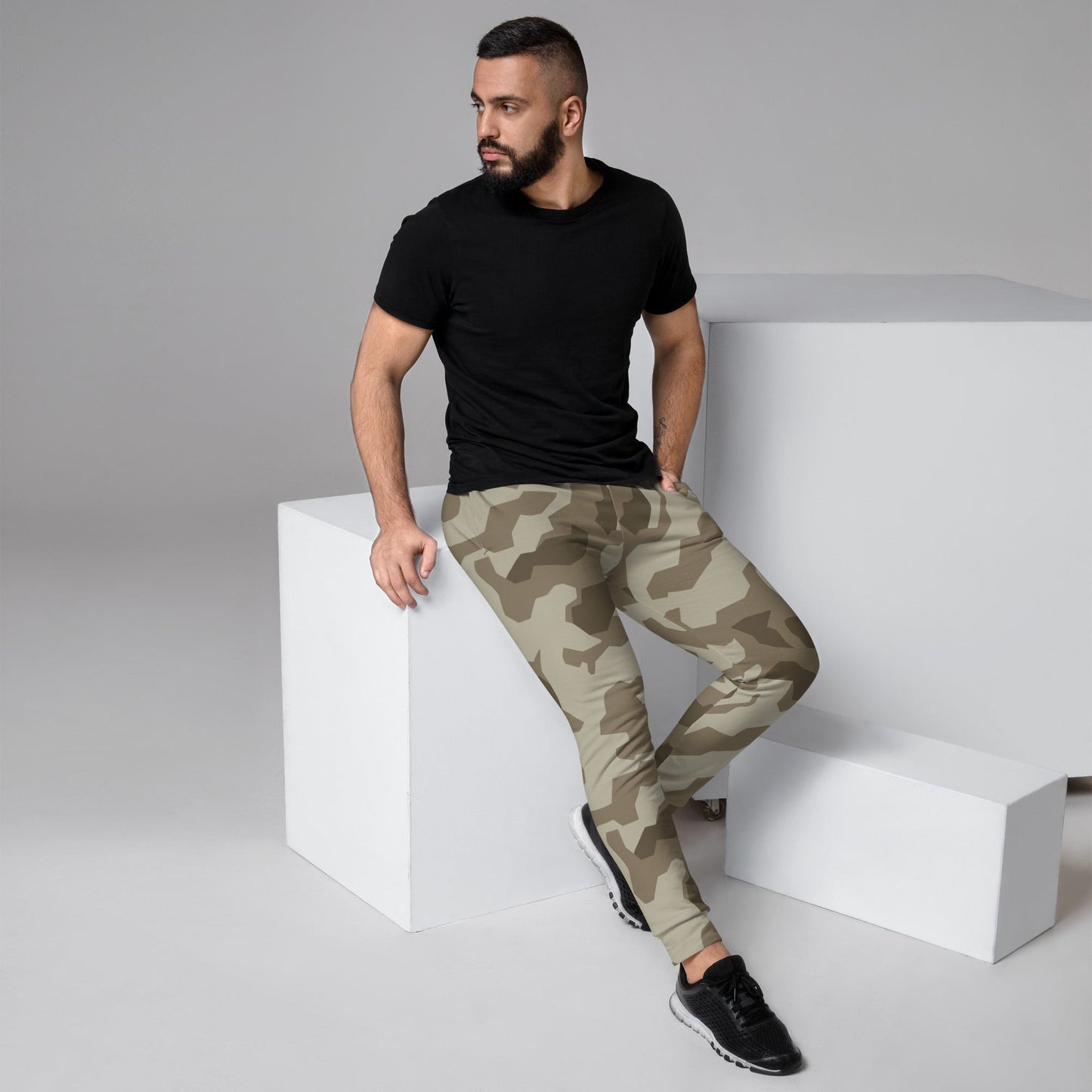 German Splittermuster Wolfenstein Afrika Korps CAMO Mens Joggers - XS