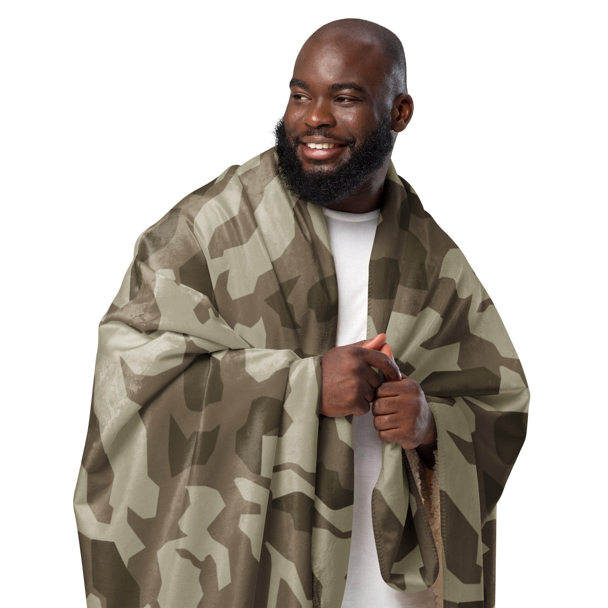 German Splittermuster Wolfenstein Afrika Korps CAMO Sherpa Blanket