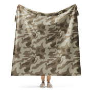 Splittermuster Wolfenstein Afrika Korps CAMO Sherpa Blanket - 60″×80″