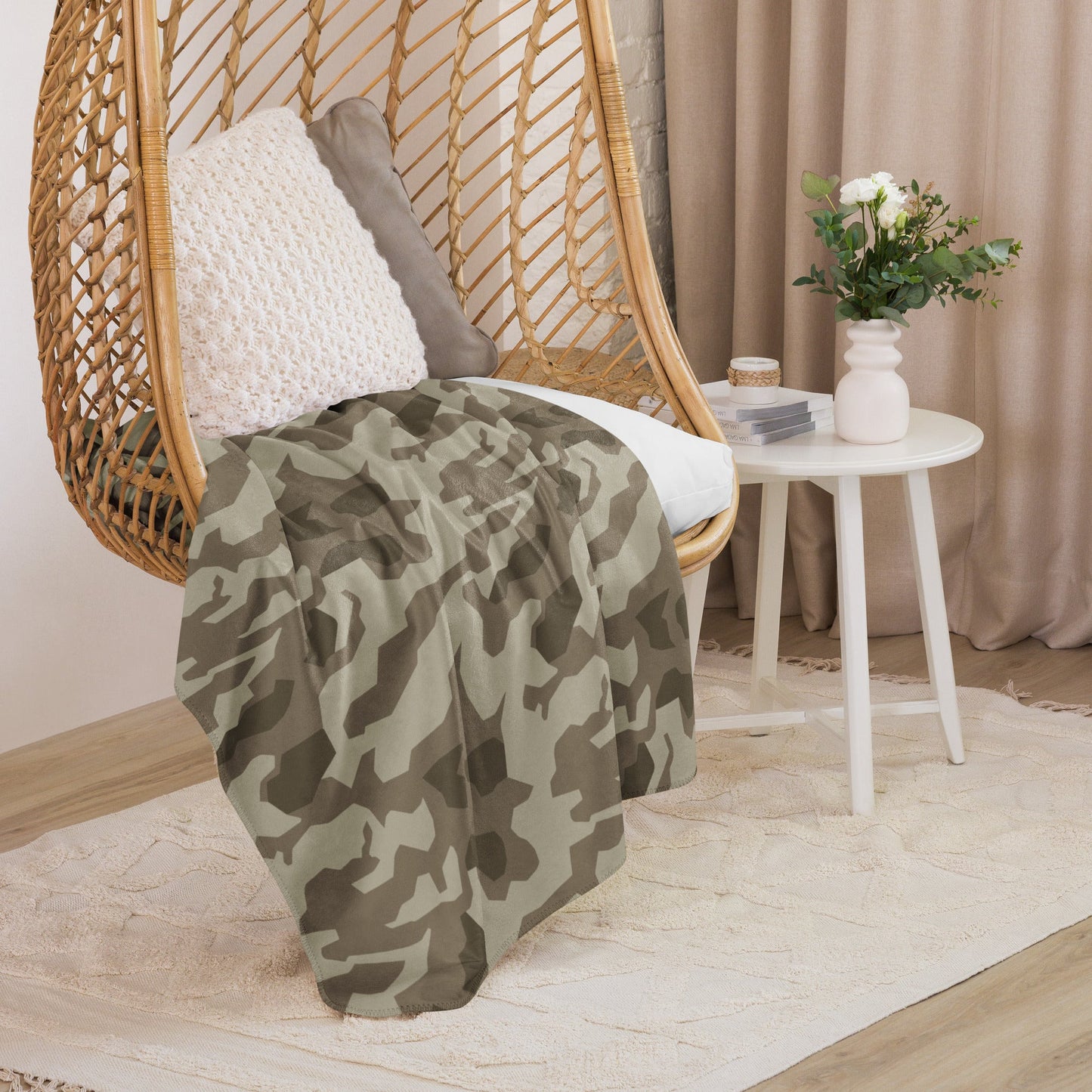 German Splittermuster Wolfenstein Afrika Korps CAMO Sherpa Blanket