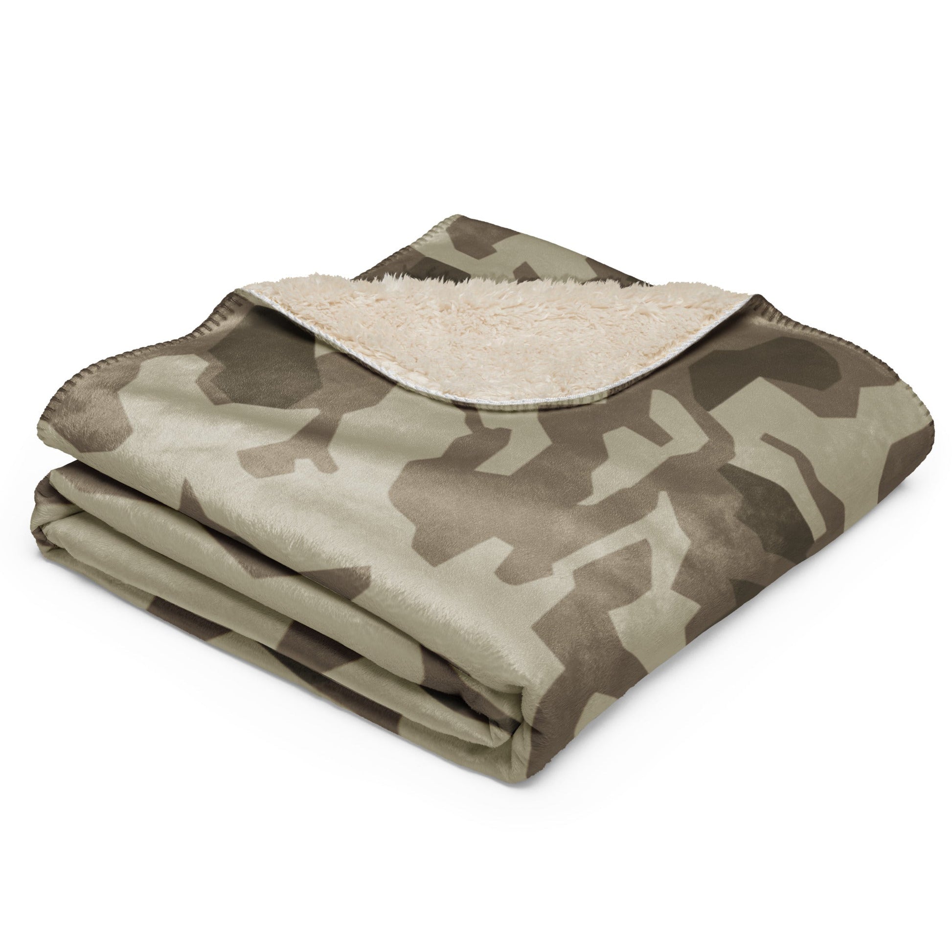 German Splittermuster Wolfenstein Afrika Korps CAMO Sherpa Blanket