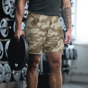 Splittermuster Wolfenstein Afrika Korps CAMO Unisex Athletic Long Shorts - 2XS