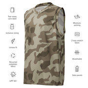 Splittermuster Wolfenstein Afrika Korps CAMO Unisex Basketball Jersey