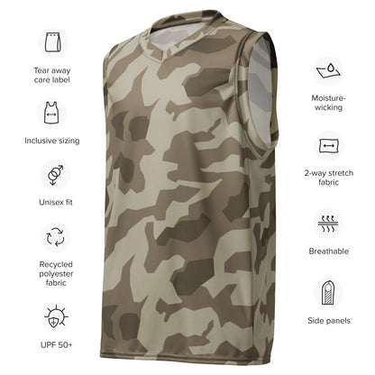 German Splittermuster Wolfenstein Afrika Korps CAMO unisex basketball jersey - Basketball Jerseys